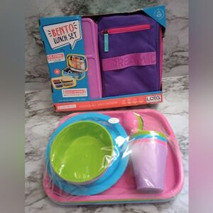 NWT Bento Lunchbox Set and Dinnerware Set